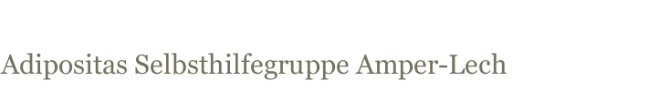 Adipositas Selbsthilfegruppe Amper-Lech 